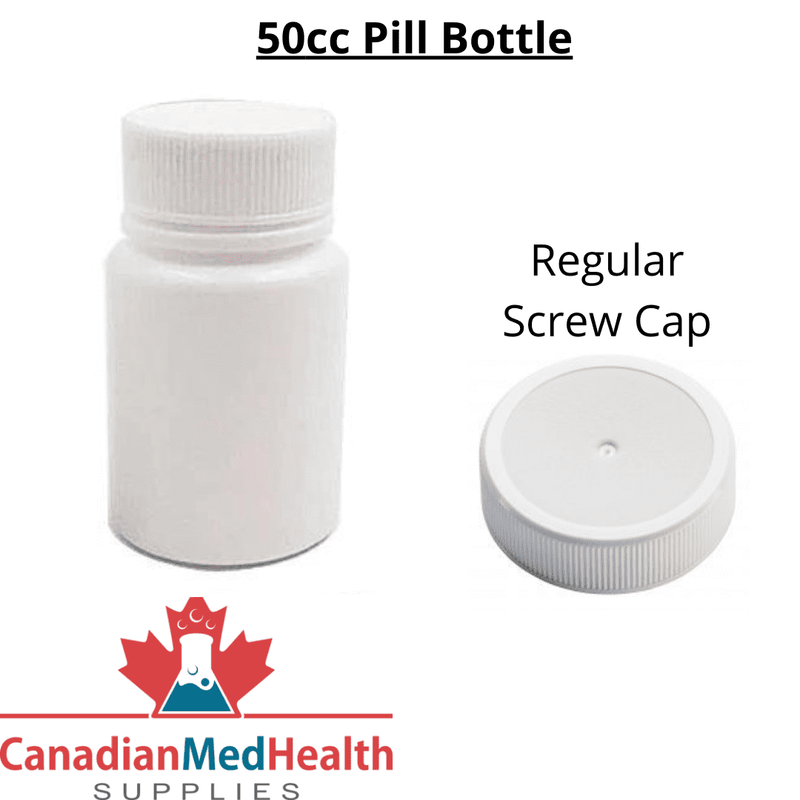 Pharmaceutical Pill Bottle 50CC with Screw Cap
