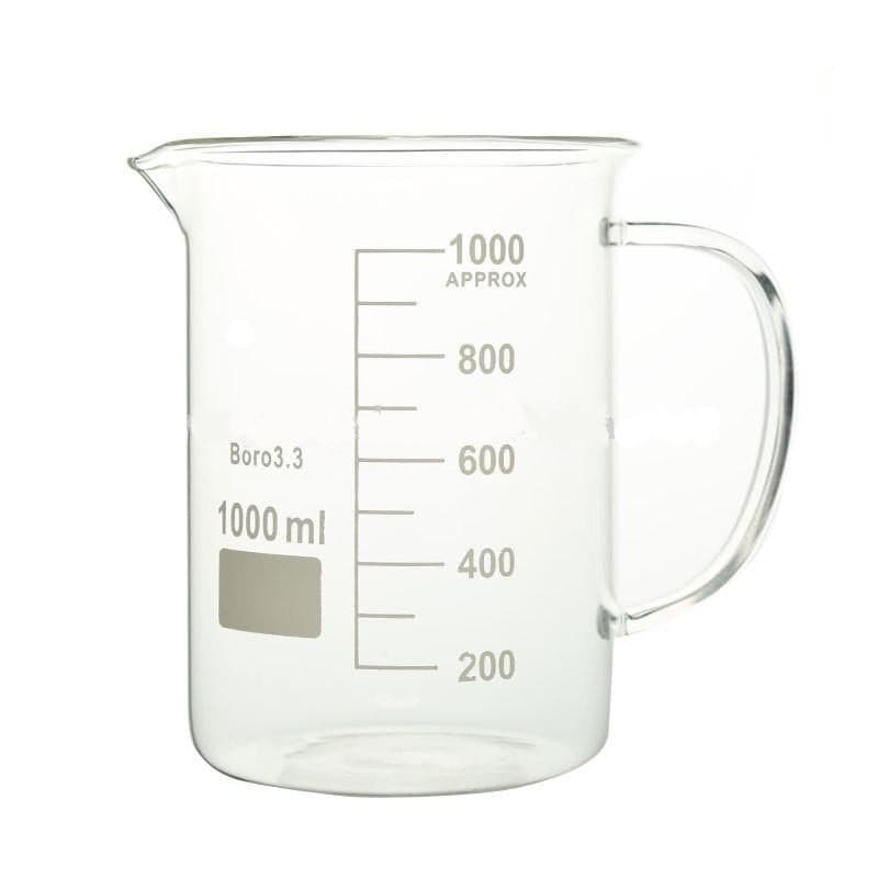 1000mL Glass Beaker with Handle - CanadianMedHealthSupplies