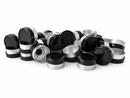 13mm Black Flip-Off Cap - Blank