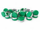 13mm Green Flip-Off Cap - Blank