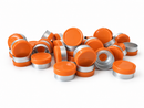 13mm Orange Flip-Off Cap - Blank