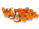 13mm Orange Flip-Off Cap - Transparent