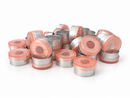 13mm Pink Flip-Off Cap - Transparent