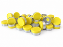 13mm Yellow Flip-Off Cap - Blank