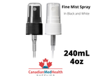 28-400 neck, 8oz (240mL) Fine Mist Sprayer