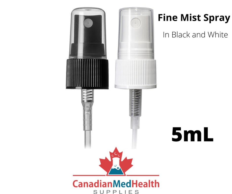 18DIN neck, 5mL Fine Mist Sprayer