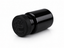 100cc Black PET Pharmaceutical Pill Bottle with Tamper Evident Ring and CRC Cap