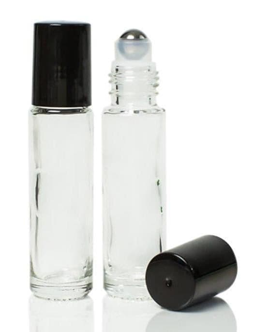 10mL Clear Glass Roller Bottle - CanadianMedHealthSupplies