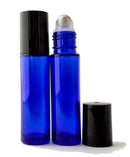 10mL Cobalt Blue Glass Roller Bottle - CanadianMedHealthSupplies