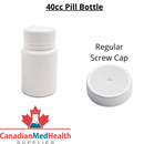 Pharmaceutical Pill Bottle 40CC with Screw Cap