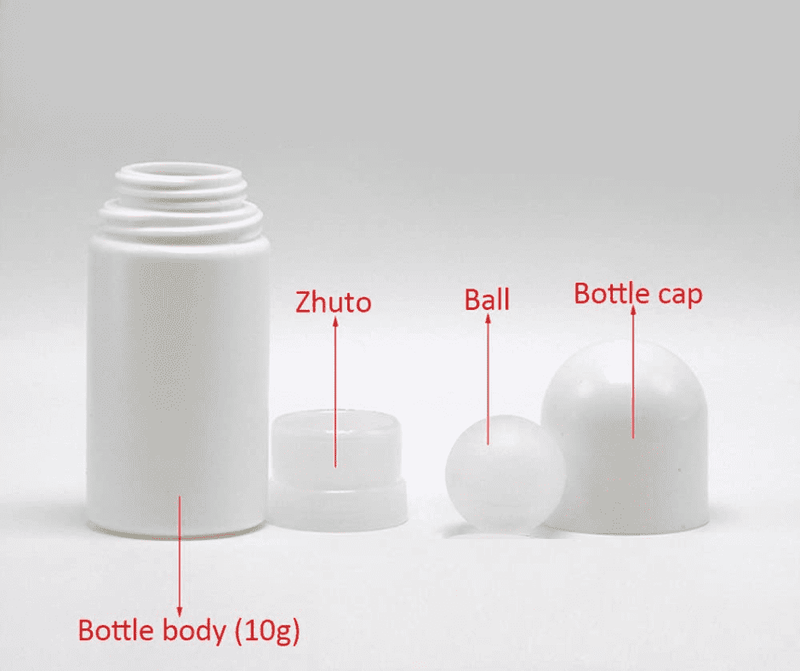 2oz (60mL) Plastic Roll on Bottle - Reusable