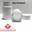 50cc Plastic Pill Bottle with CRC cap