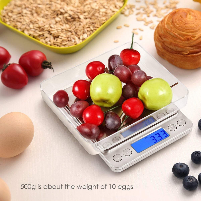 Smart Digital Pocket Scale. 0.01g to 500g (batteries included) - CanadianMedHealthSupplies