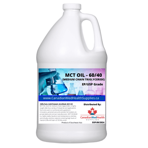 Organic MCT OIL 60/40 (MEDIUM CHAIN TRIGLYCERIDE) Clear and Odorless