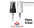 18DIN neck, 1/2oz (15mL) Fine Mist Sprayer