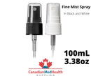 18DIN neck, 3.38oz (100mL) Fine Mist Spray Pump