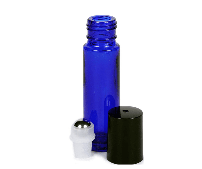 10mL Cobalt Blue Glass Roller Bottle Bulk