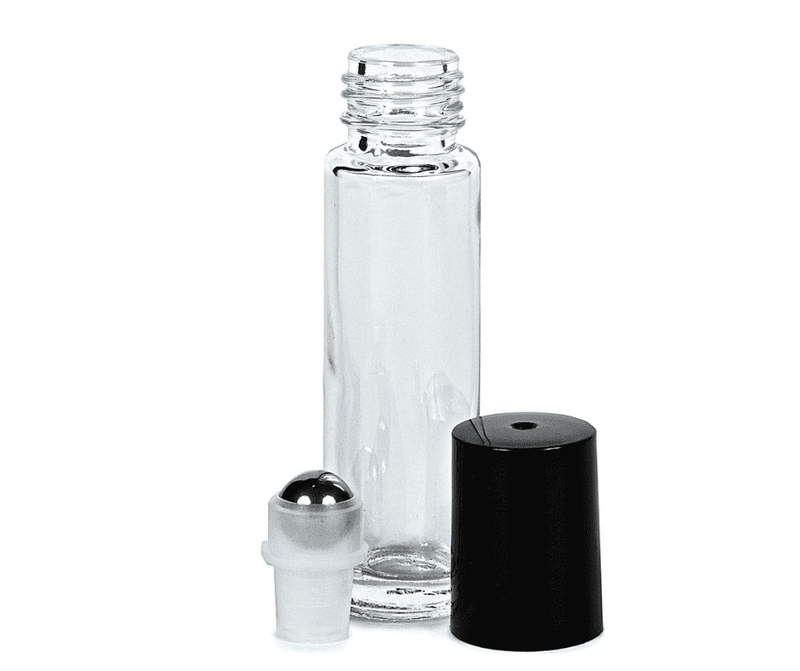 10mL Clear Glass Roller Bottle