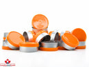 20mm Orange Flip-Off Seal - Blank - CanadianMedHealthSupplies