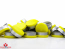 20mm Yellow Flip-Off Seal - Matt Frost - CanadianMedHealthSupplies