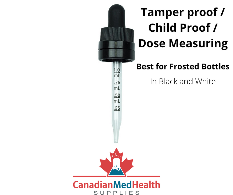 BULK ORDER 1oz (30mL) Amber Glass Dropper Bottle With Dropper