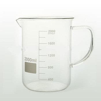 2000mL Glass Beaker with Handle - CanadianMedHealthSupplies