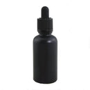 BULK ORDER 1oz (30mL) Satin Black Glass Dropper Bottle With Dropper - CanadianMedHealthSupplies